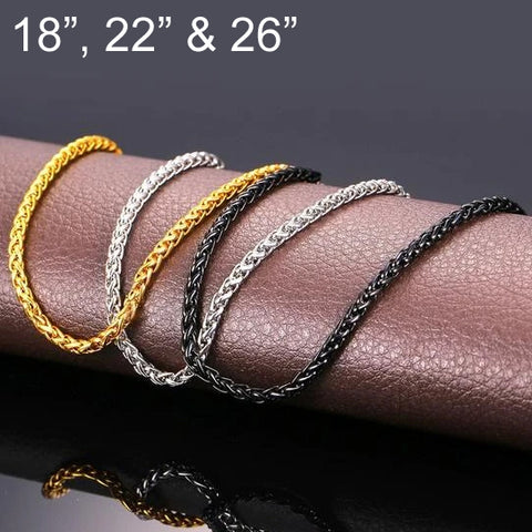 
  
	
    
	
    3mm Stainless Steel Link Chain