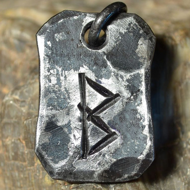 Hand Forged Steel Rune Pendants – Sons of Vikings