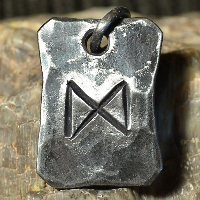 Hand Forged Steel Rune Pendants – Sons of Vikings