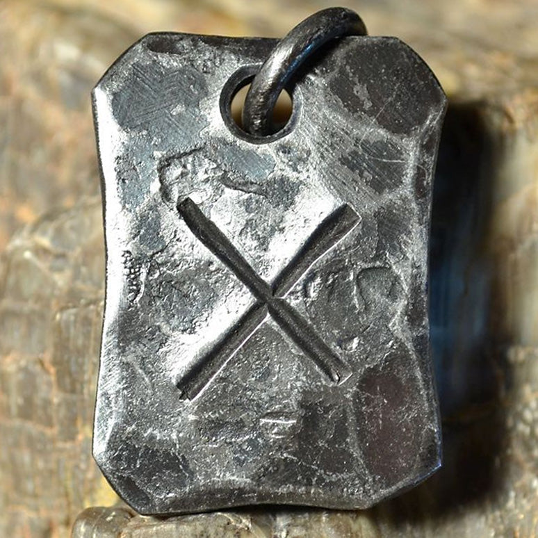 Hand Forged Steel Rune Pendants – Sons of Vikings