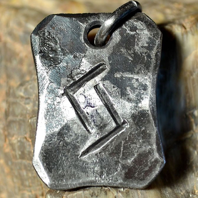 Hand Forged Steel Rune Pendants – Sons of Vikings