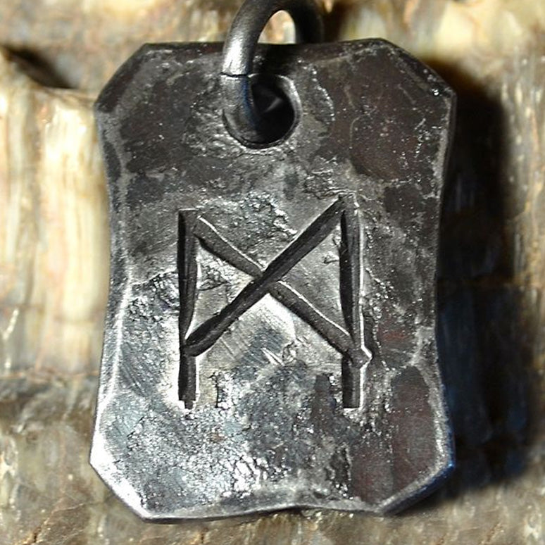 Hand Forged Steel Rune Pendants – Sons of Vikings