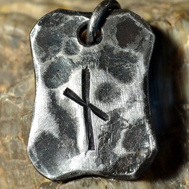 Hand Forged Steel Rune Pendants – Sons of Vikings