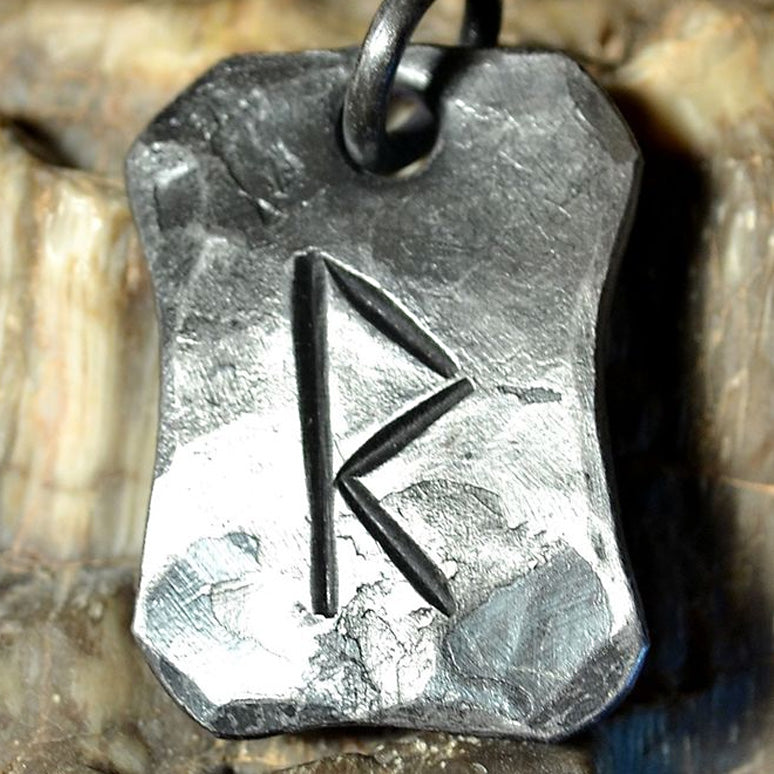 Hand Forged Steel Rune Pendants – Sons of Vikings