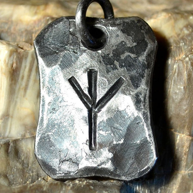 Hand Forged Steel Rune Pendants – Sons of Vikings