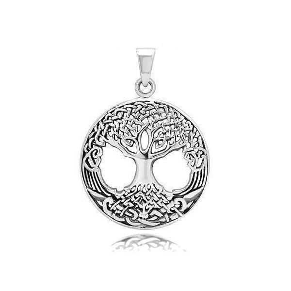 Sterling Silver Tree of Life Pendant | 925 Yggdrasil Necklace – Sons of ...