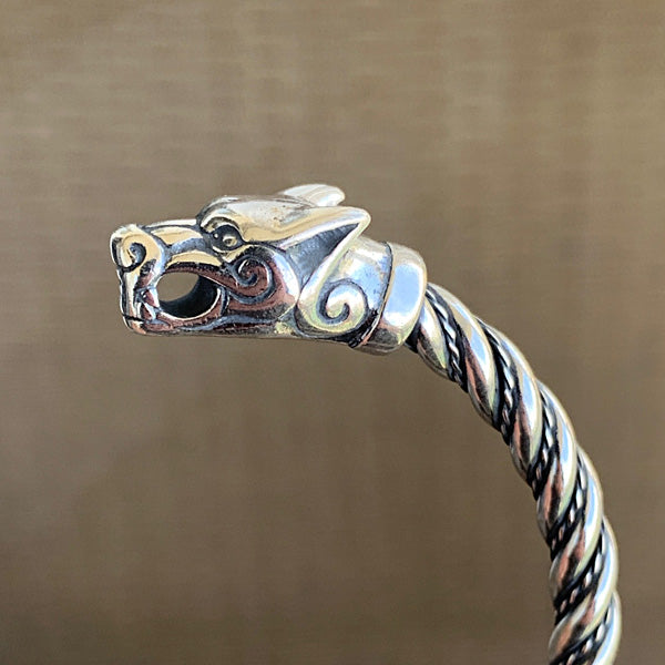 Wolf Bracelet - Sterling Silver