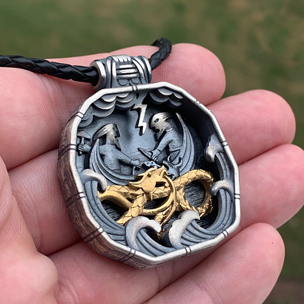 Thor's Fishing Trip - Sterling Silver