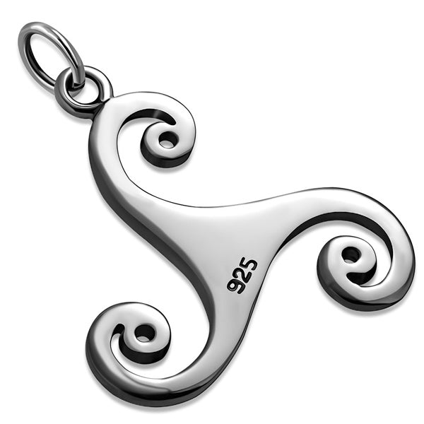 Triskele Pendant - Sterling Silver