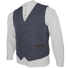 Tweed Vest | Irish / Celtic Wool Vests | Grey or Green – Sons of Vikings