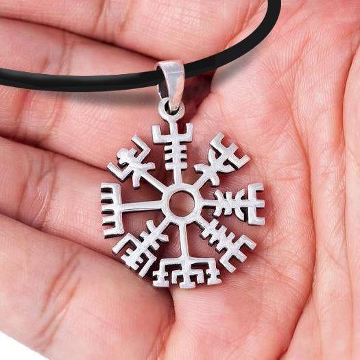 スポーツストア Symbol) (Icelandic Vegvisir Viking Norse Vikings | Necklace アクセサリー