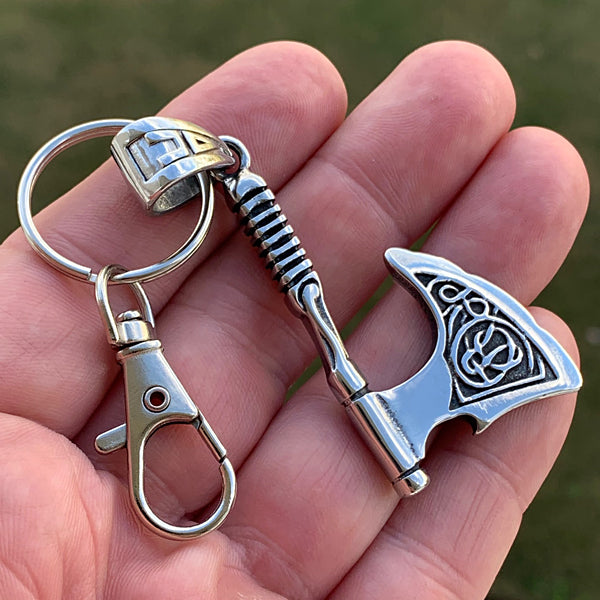 Viking Axe Keychain / Bottle Opener