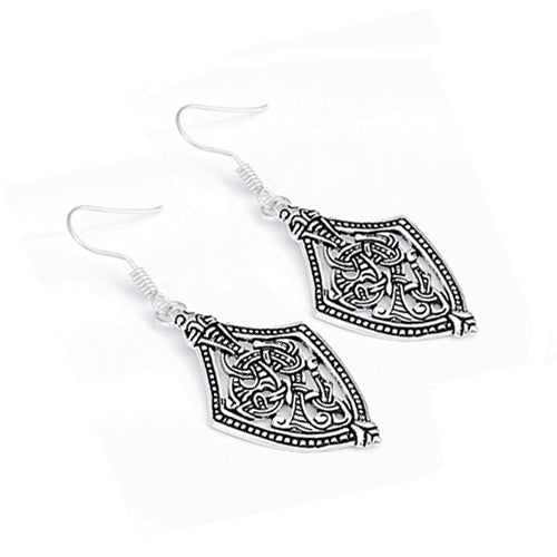 Viking Chape Earrings - Bronze or Silver
