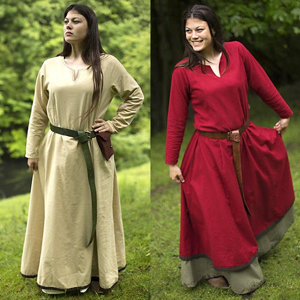Red Viking Dress - Viking Dresses / Nordic / Norse Clothing – Sons of ...
