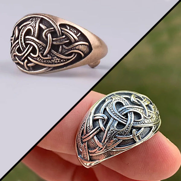 Viking Triquetra Ring - Bronze or Sterling Silver