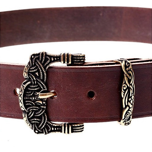 Buy Viking leather belt , historical reenactment Gotland 10th-11th century.  Belt 5