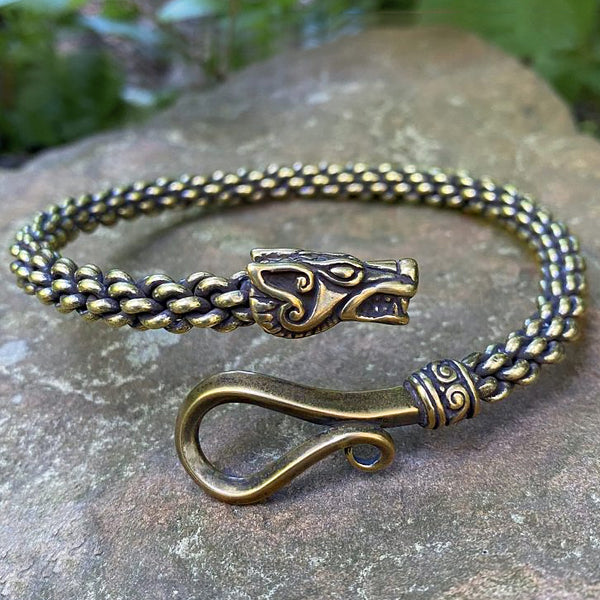 Wolf (Bicep) Arm Ring - Bronze or Silver