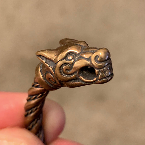 Wolf Bracelet - Bronze