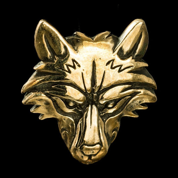 Wolf Pendant - Bronze