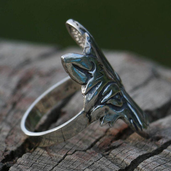 Wolf Ring - Sterling Silver